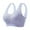 Blue, variant on Seamless Bras For Women Push Up Sports Gym Support Convertible Padded Underwear