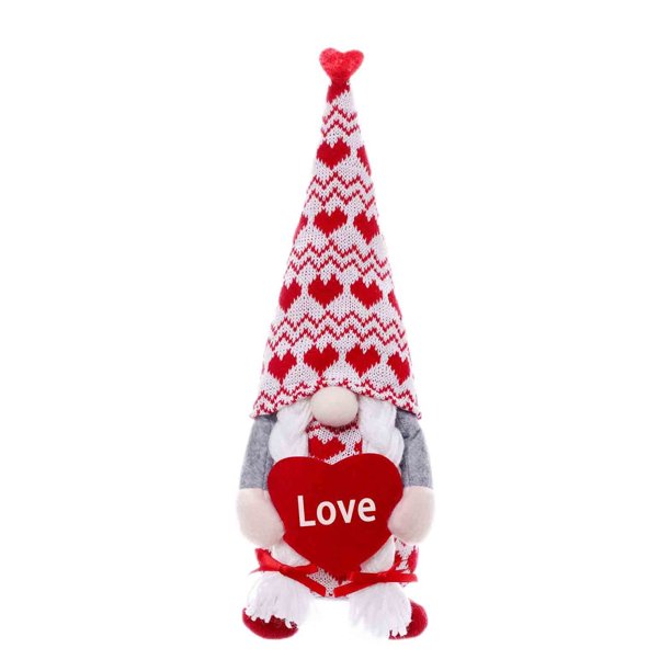 Artículos de liquidación de ahorros de verano ¡Ofertas para el hogar! Ofertas de liquidación de Zeceouar para el día de San Valentín Muñeco de Rudolph sin rostro para el día de San Valentín Muñeco