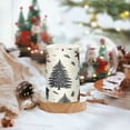 thumbnail image 2 of Yayeee Flameless Candles with Remote Flickering Battery Operated Multi Color Changing, Beige Christmas Forest, 2 of 7