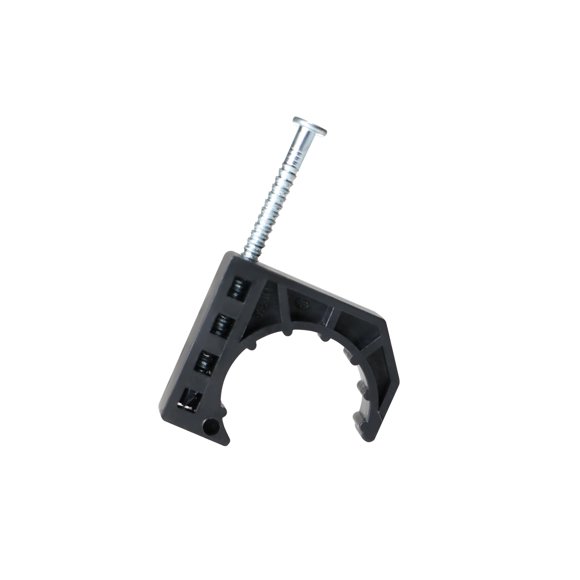 Soporte para tubería XFITTING gancho en J de 3/4 pulgada con clavo, 25 piezas