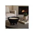 thumbnail image 3 of Decorative Footed Bowl Scented Candle for Men and Women - Casual Small Wood Candle for Indoor and Outdoor Spaces - Stylish Home Decor for Living Room, Bedroom, and Bathroom - 5", Black, 3 of 12