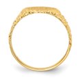thumbnail image 2 of Bague Chevalière en Or Jaune 14k 9.5x8.5mm, 2 of 9