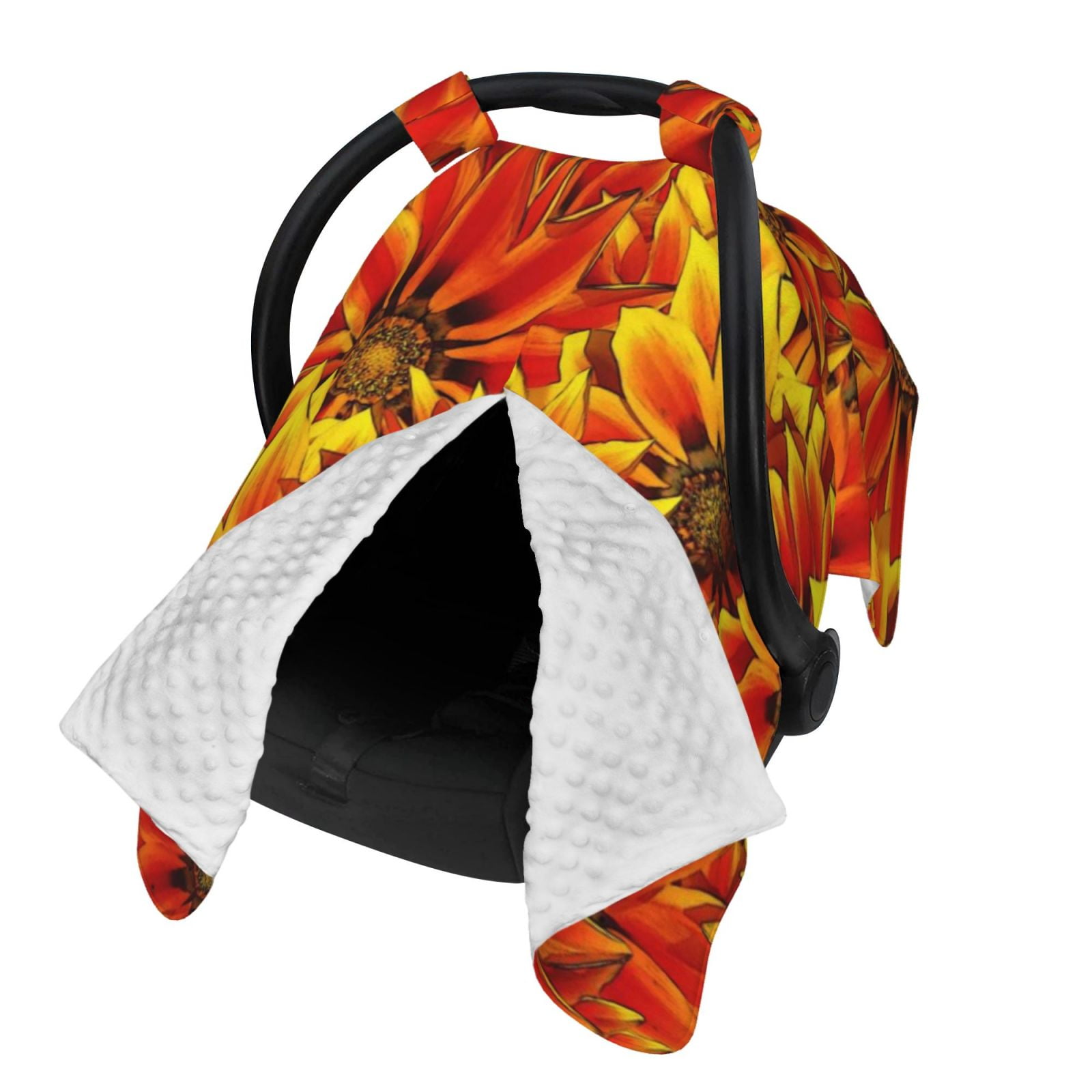Naloa Sunflower4 Baby Car Seat Cover, Breathable Baby Carrier Cover, Multiuse Baby Carrier Cover & Nursing Breastfeeding Cover