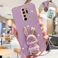 thumbnail image 2 of Note8pro Plating Rabbit Holder Lanyard Case On For Xiaomi Redmi Note 8 Pro 8pro 9 9s 7 8t Redmi9 Silicone Stand Cover Note8 2021, 2 of 5
