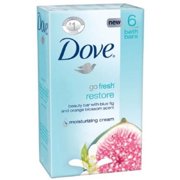 Dove go fresh Restore Beauty Bar, 4 oz, 6 Bar