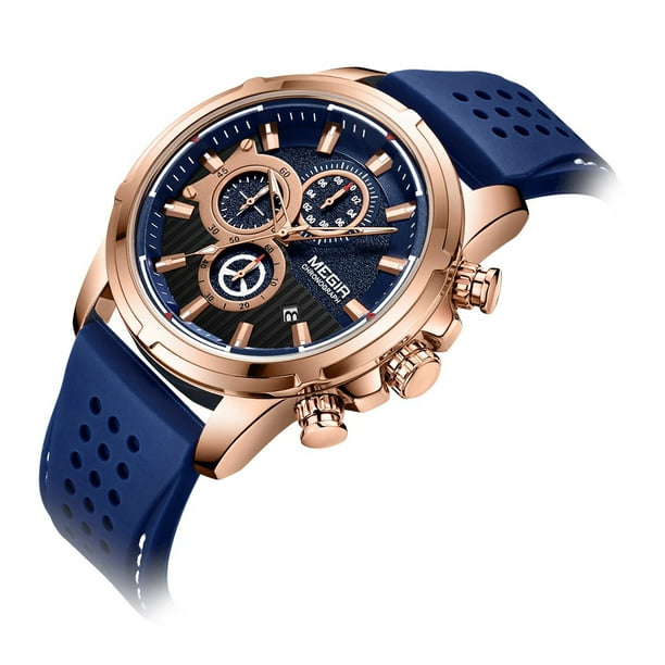 megir 2101 Business Quartz Sports Men Watch 3ATM Waterproof Big
