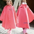 thumbnail image 6 of Michellecmm Kids Rain Poncho Cartoon Raincoat Jacket Cute Rain Coat Toddler Boys Girls Rain Cape Light Waterproof Hoodie Outwear, 6 of 8