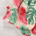 thumbnail image 4 of TinyGlam Toddler Girls New Summer Polyester Fruits Sleeveless Button Square Neck Breathable Triangle Jumpsuit 1 Pcs Set Regular Fit, 4 of 6