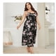 thumbnail image 5 of Camisón de satén de talla grande para mujer, ropa de dormir Sexy con tirantes, lencería holgada, sedosa, para estar en casa, XL-5XL, 5 of 6