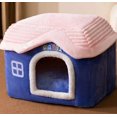 thumbnail image 1 of Foldable Dog House Pet Cat Bed Winter Dog Villa Sleep Kennel Removable Nest Warm Enclosed Cave Sofa Pets Supplies ShopWise Round, 1 of 12