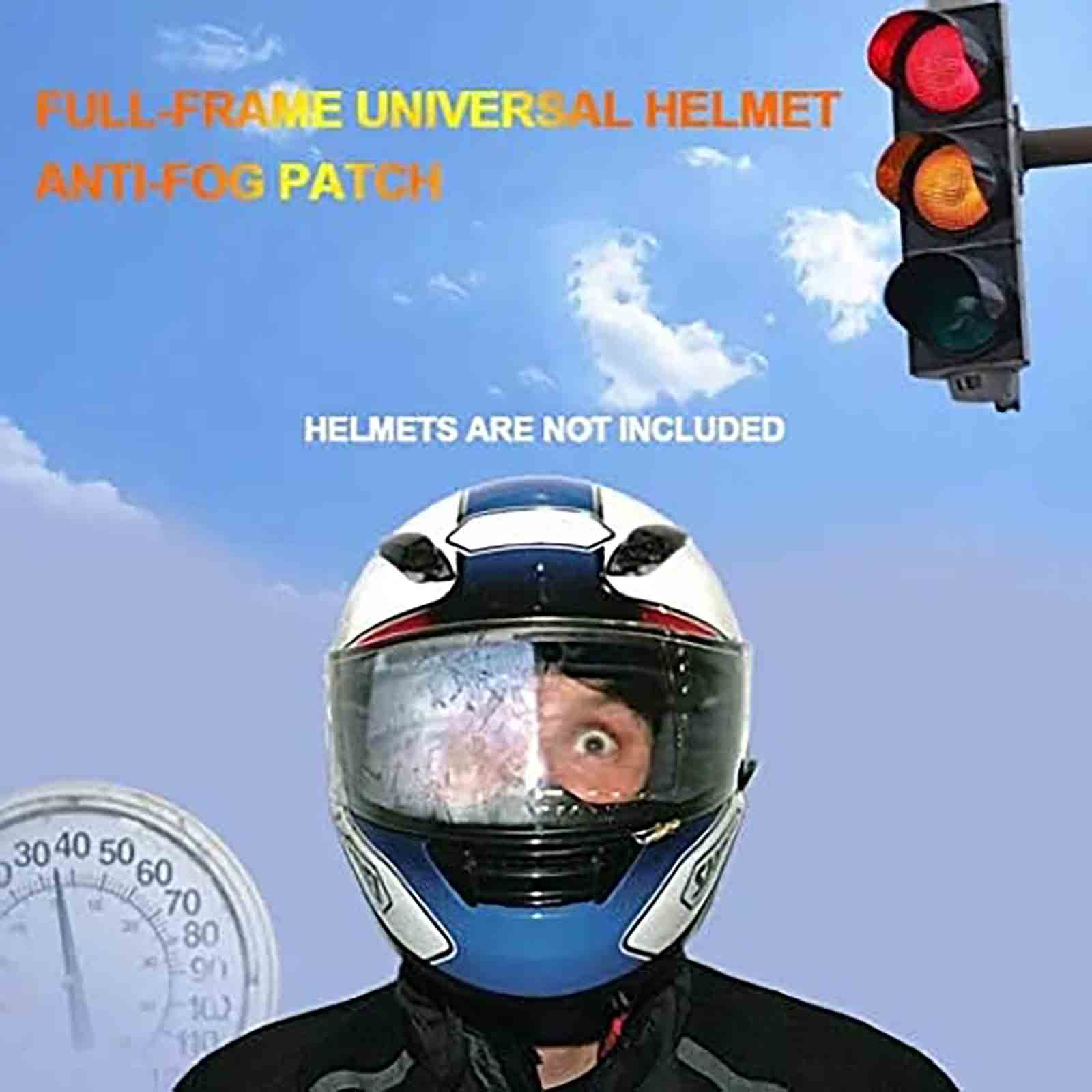 Film Anti-buée Et Anti-pluie Pour Visière De Casque Moto - Compatible Avec La Plupart Des Casques