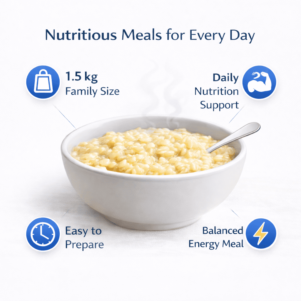 Super Cereal Plus 1.5 kg Fortified Nutrition Cereal | Corn & Soya Milk Blend | Instant Healthy Breakfast Meal | Vitamin & Mineral Daily Energy Support | For Children & Adults