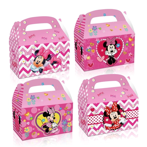 12Pieces Cartoon Party Gift Boxes - Party Favors Boxes for Kids Paper Favor Packs Adults Birthday Party Decora- Cartoon Gift Boxes, Candy Bags