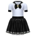 thumbnail image 3 of Aislor Girls Japanese Anime Navy Sailor Cosplay Party Dress Halloween Dance Performance Black 8, 3 of 7