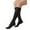 Black, variant on Jobst 114201 Relief 20-30 Open Toe Beige Compression Stockings, Medium