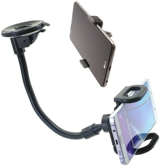 Dash Car Mount for Moto G Power (2022) Phone - Windshield Air Vent Holder Cradle 2-in-1 N1K Compatible With Motorola Moto G Power (2022)