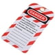 thumbnail image 3 of 2x5PCS Llave de Seguridad Bloqueo Etiquetado Etiqueta Nombre de Seguridad Etiqueta de Tarjeta de Observación B Sunnimix Etiquetas de bloqueo y etiquetado, 3 of 8
