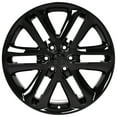 thumbnail image 2 of OE Wheels FR76 22 Inch Rims and Tires Fit F-150 Style 6x135 22x9 Gloss Black - Hollander 3918 - TerraMax RT 33x12.50/22 (Set of 4), 2 of 5