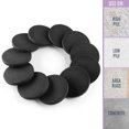 thumbnail image 3 of Super Sliders 3 1/2" Round Reusable Furniture for Hard Surfaces - Effortless Moving and Surface Protection, Black (4 Pack), 3 of 9