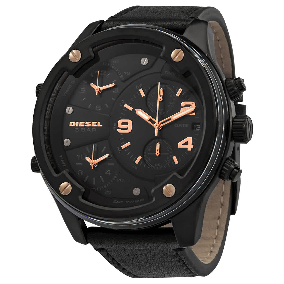 Diesel Men's Timeframes Black Dial Watch - DZ7428 - Walmart.com