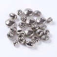 thumbnail image 4 of 500g Antiqued Acrylic Beads Assorted Shape Antique Silver Plated Size: about 12~22mm long 12~16mm wide 12~16mm thick hole: 2~3mm about 200pcs/500g, 4 of 4