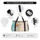 thumbnail image 4 of Disketp Starfish On The Sand Beach Bolsa de Viaje Tipo Duffle, Bolso de Mano para Fin de Semana para Mujer, Bolsa de Gimnasio Ligera para Hombre, Esencial para Viajes, 4 of 7