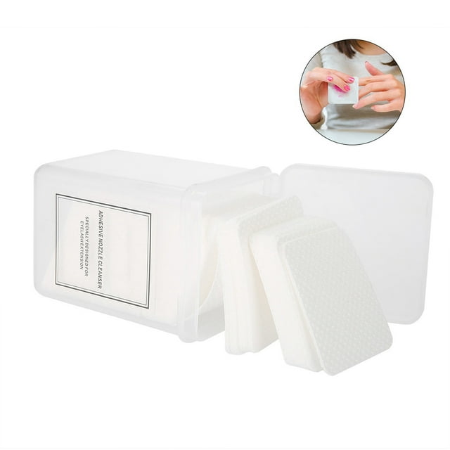 Almohadilla de algodón para uñas, Limpiador de gel para manicura, Limpiador de Pelusas, almohadilla de algodón