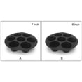 thumbnail image 2 of Advancent Freidora de aire, molde para taza de pastel, antiadherente, resistente al calor, 7 cavidades, molde para hornear muffins, reutilizable, lavable, Type6 NO6 Advancent HA063565-01, 2 of 6