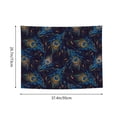 thumbnail image 6 of Easygdp Peacock Feathers Tapestrys Boutique Decor Wall Hanging for Living Room Bedroom Office Decor 29x37in, 6 of 8