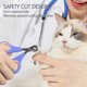 thumbnail image 2 of Cat Nail Clippers, Pet Claw Scissors With 2mm Positioning Hole, Pet Nail Clippers For Small Animals, Non-slip, 2 of 5