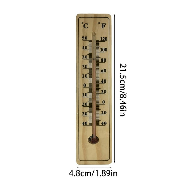 TwhqxjCN Portable DC4V-30.0V Wall Hang Thermometer Indoor Outdoor arden House arage Office Room Hung Logger