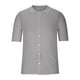 thumbnail image 4 of pstuiky Camisas de vestir de manga corta para hombre, Blusa informal de punto con cuello vuelto, manga corta y color liso para hombre ropa de hombre s, 4 of 6