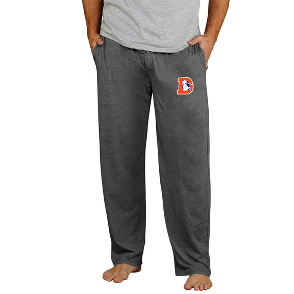 Men's Concepts Sport Charcoal Denver Broncos Retro Quest Knit Pants