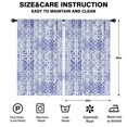 thumbnail image 2 of Blackout Kids Curtains,Boho Bohemia Flower Childrens Insulated Curtains Set Of 2,Bedroom Essentials,Toddler Room Decor 52"x84"(132x213cm), 2 of 4