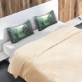 thumbnail image 5 of Yayeee Pillowcase Standard Size Set of 2 Satin Wrinkle Resistant Pillow Case, Green Forest, 5 of 7