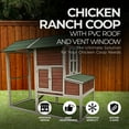 thumbnail image 2 of My Backyard Farm DDP-1732L Chicken Ranch Coop, Dark Red,  84 x 44.9 x 70.8-In. - Quantity 1, 2 of 7