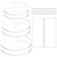 thumbnail image 1 of Juego de 11 barras de espátula de discos acrílicos para tartas, suministros completos para decoración de tartas, 6 discos para tartas, 2 raspadores de glaseado, 3 tacos centrales para fiestas de bodas, 1 of 5