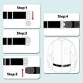 thumbnail image 6 of Sardfxul Shirt Stays Keeper Belt for Man Shirt Wrinkle Resistant Shirt Stays Belt, 6 of 10