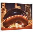 thumbnail image 2 of ArtWall Dan Wilson "Chicago- The Bean II " Gallery-Wrapped Canvas, 2 of 2
