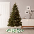 thumbnail image 6 of KLL Christmas Tree Skirt,Party Decorations Farmhouse for Christmas Decorations Holiday Party 48" -Frogs And Tropical Leaves, 6 of 6