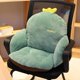 thumbnail image 2 of Cojín de asiento Cojín de sofá de felpa suave Cojines de sillón de respaldo, Cojín de asiento de automóvil Cojín acolchado de silla Cojín de asiento de silla con correas Couss JFHHH pequeña, 2 of 3