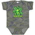 thumbnail image 3 of Inktastic New Bean Cute Sleeping Bean in Leaves and Vines Boys or Girls Baby Bodysuit, 3 of 5