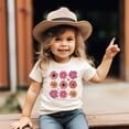 thumbnail image 5 of Flowers Shirt for Girls Cute Girly Colorful Floral Tee for Toddlers and Kids Natural Shirt Youth Large, 5 of 5