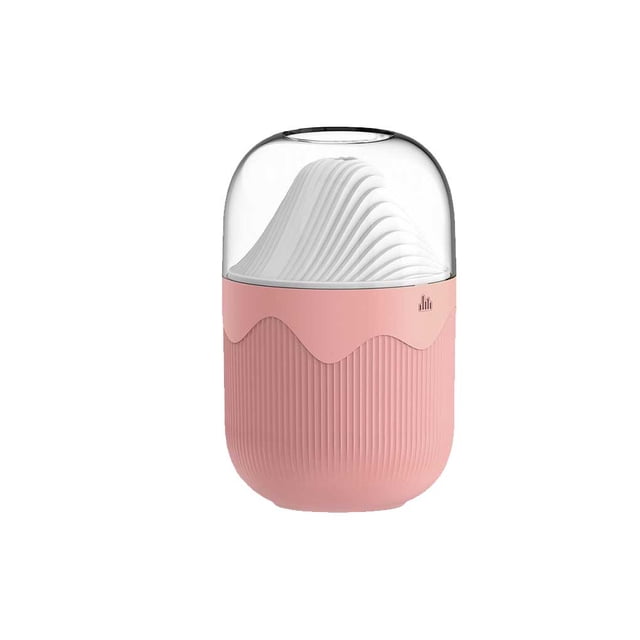 Matsuzay Humidificador de aire de 300ml, difusor de humidificación hidratante con luz nocturna, generador de niebla en aerosol recargable, decoración de Electrodomésticos Rosado Matsuzay HA074771-03B