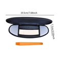 thumbnail image 6 of AMLESO Car Sun Visor Mirror Cover 51167361833 Premium Spare Parts Easy to Install Replaces Makeup Mirror Cover Interior Mirror Cover Black, 6 of 6