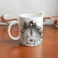 thumbnail image 6 of 3D White Guitar Hole In A Wall 3D Mugs, 11Oz Creative Space Design Multi-Purpose Mugs, Cup Lovers Coffee Mug, Cute Mug Ceramic Coffee Mugs For Women And Men, 6 of 7