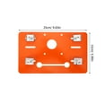 thumbnail image 2 of Luxshiny 1 Set Adjustable Auxiliary Guide Woodworking Base Plate A Grade Electric Wood Board for Cutting Machine Orange, 2 of 8
