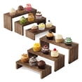 thumbnail image 7 of Fairy Wooden Display Risers Set of 6, Rustic Wood Countertop Organizer Stand for Perfume, Makeup, Skincare, Collectibles and Kitchen Display, 7 of 7