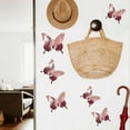 thumbnail image 3 of 48 piezas de decoración de pared de mariposas 3D para dormitorio, pegatinas de mariposa con espejo, decoración de habitación plateada para dormitorio, 3 of 5