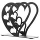 thumbnail image 3 of Servilletero de mesa de metal con forma de corazón hueco de hierro, dispensador de pañuelos independiente, 3 of 6